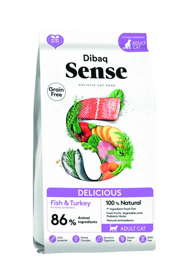 Dibaq Sense Graanvrij Kat – Delicious 6 kg