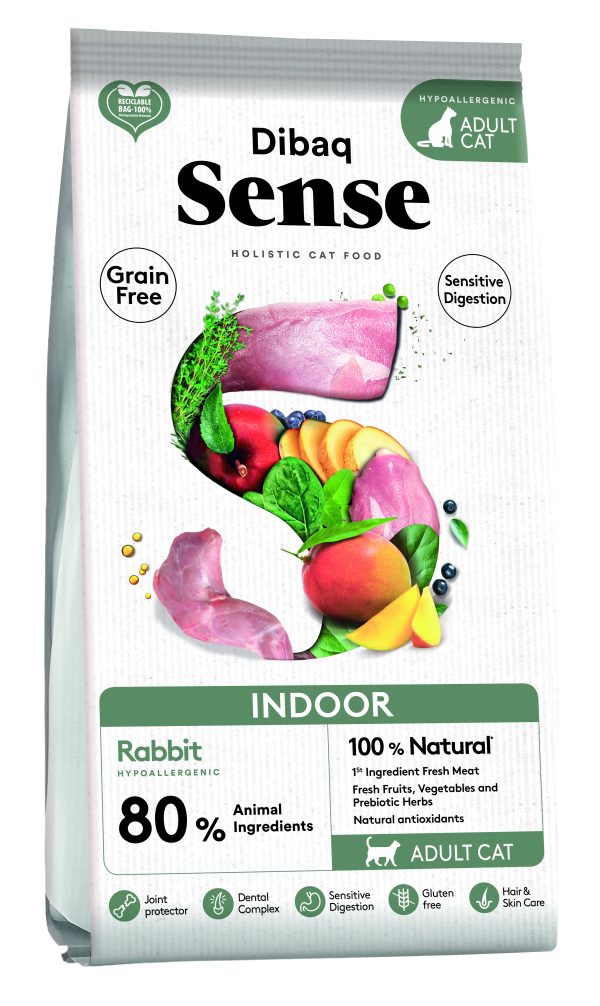 Dibaq Sense Graanvrij Kat – INDOOR 6 kg